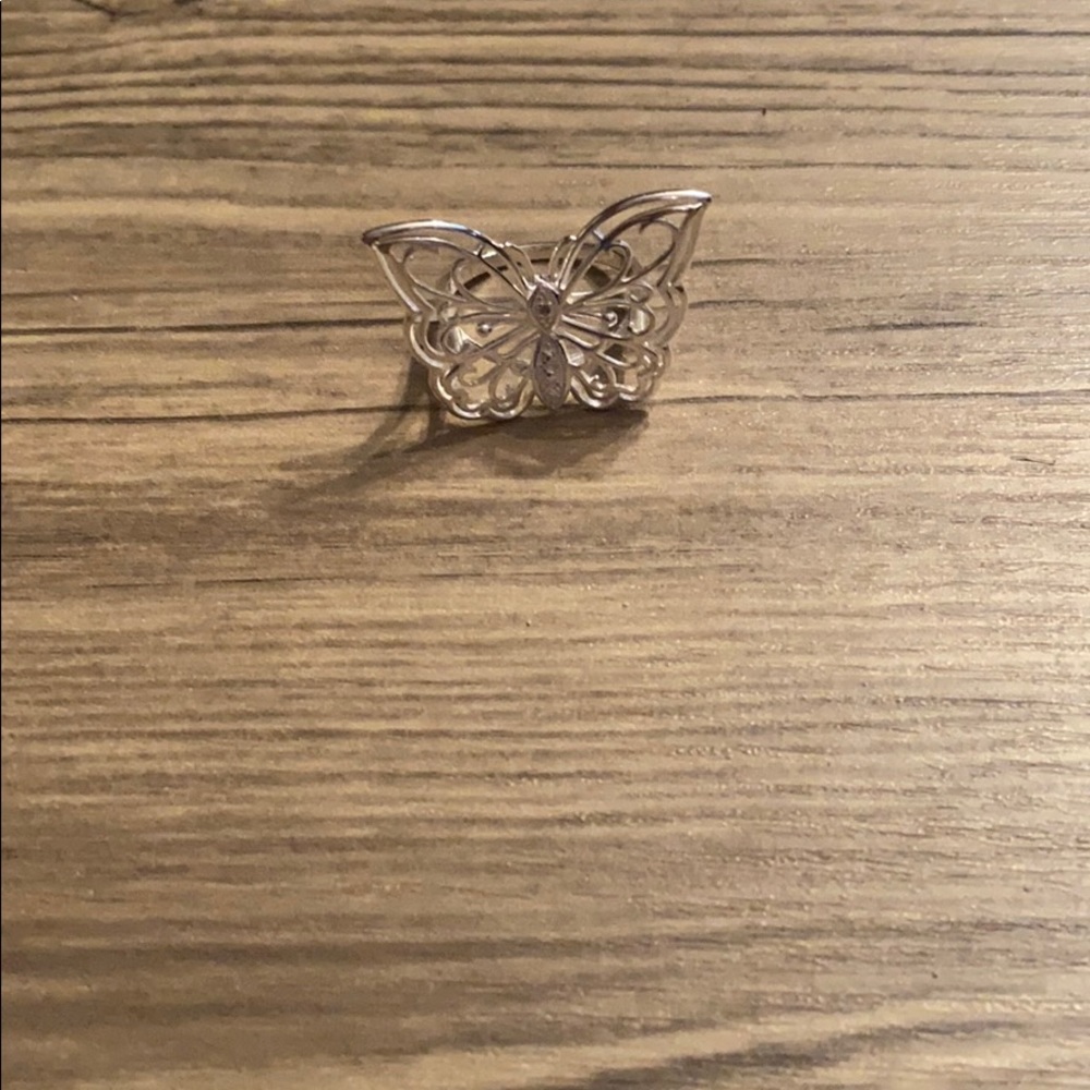 Sterling silver Butterfly ring